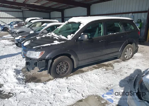 2014 Dodge Journey American Value Pkg from USA, damaged, VIN 3C4PDCAB9ET245927